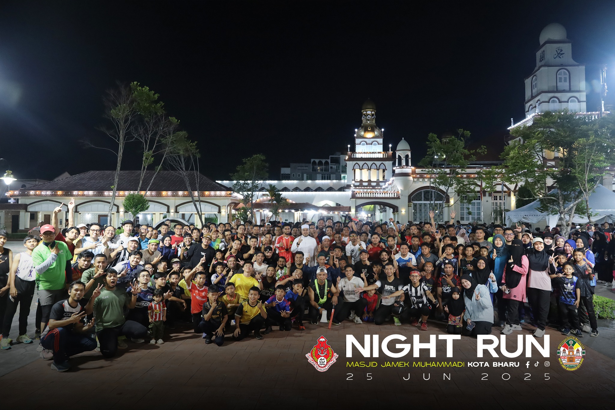 Sekitar Penganjuran Program 'Night Run' Masjid Jamek Muhammadi Kota Bharu 1446H/2025