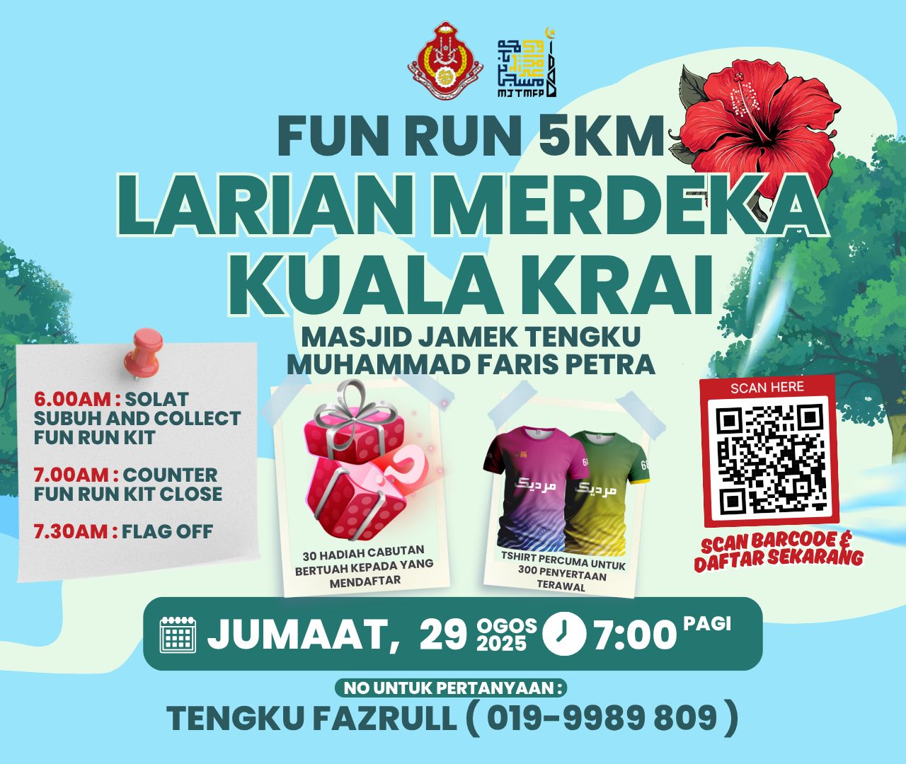 FUN RUN 5KM LARIAN MERDEKA KUALA KRAI