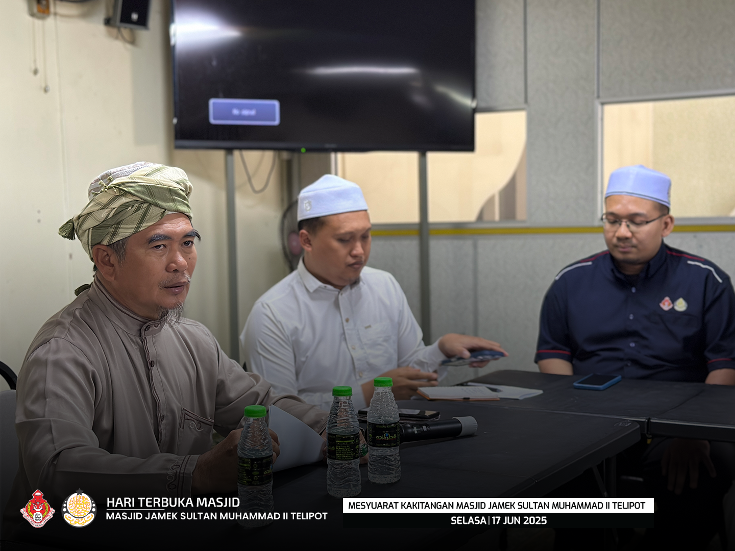 MESYUARAT MINGGUAN KAKITANGAN MASJID JAMEK SULTAN MUHAMMAD II TELIPOT
