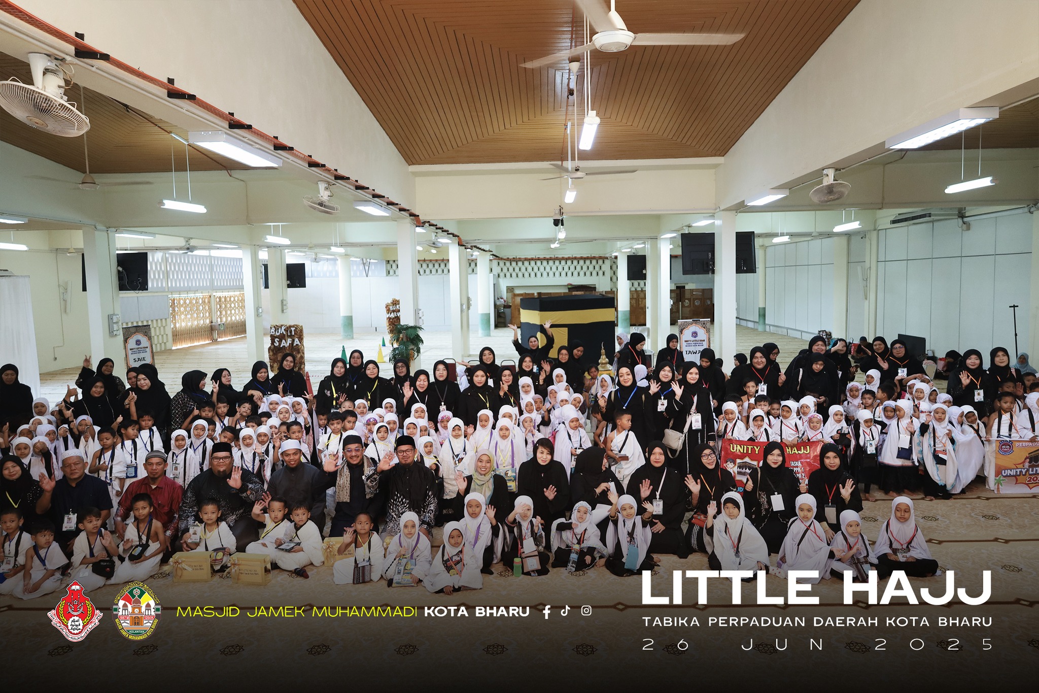 Krusus Simulasi Haji Tadika Perpaduan Daerah Kota Bharu di Masjid Jamek Muhammadi Kota Bharu (Masjid negeri Kelantan)