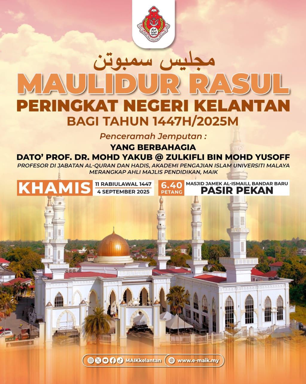 MAULIDUR RASUL PERINGKAT NEGERI KELANTAN