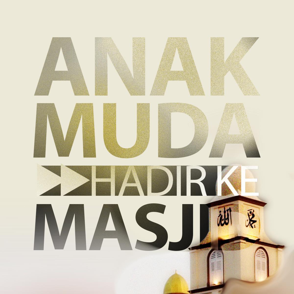Jom Anak Muda Hadir ke Masjid