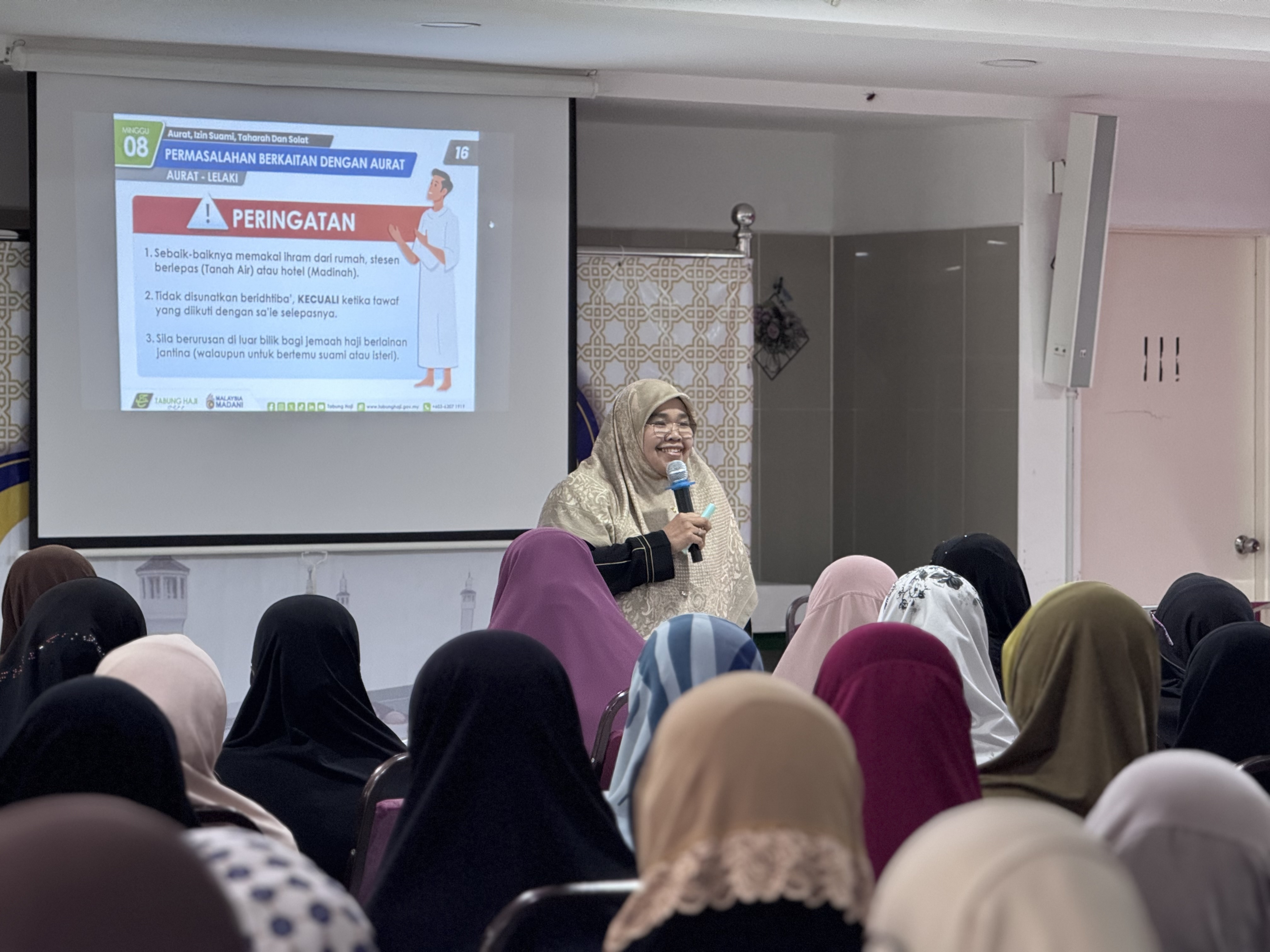 KURSUS ASAS HAJI ANJURAN TABUNG HAJI CAWANGAN GUA MUSANG