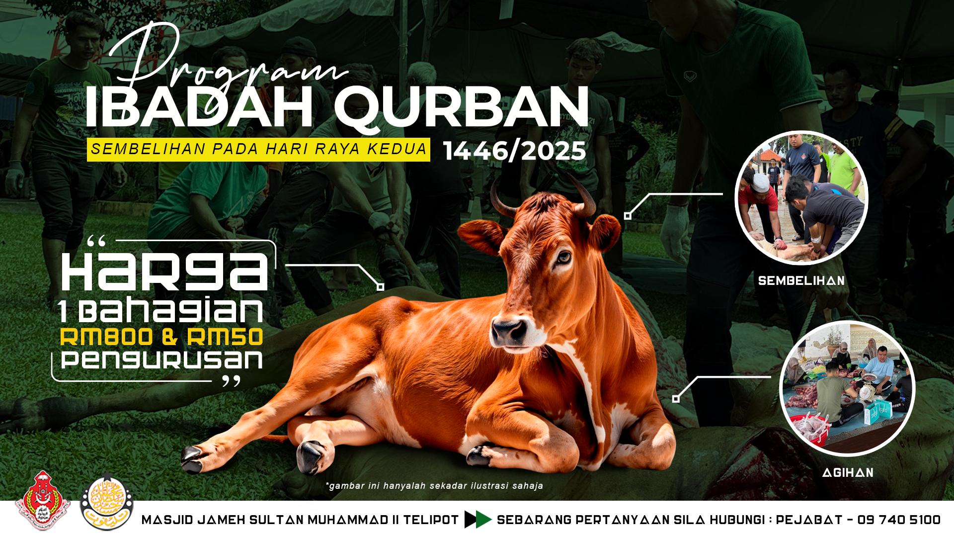 PROGRAM IBADAH QURBAN 1446H PADA HARI RAYA AIDILADHA KE-2