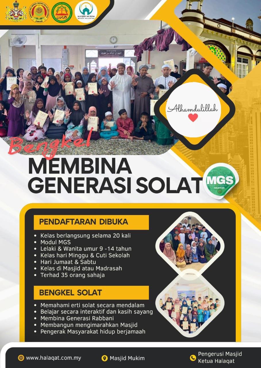 Program Membina Generasi Solat Tahun 2025 (MGS 2025)