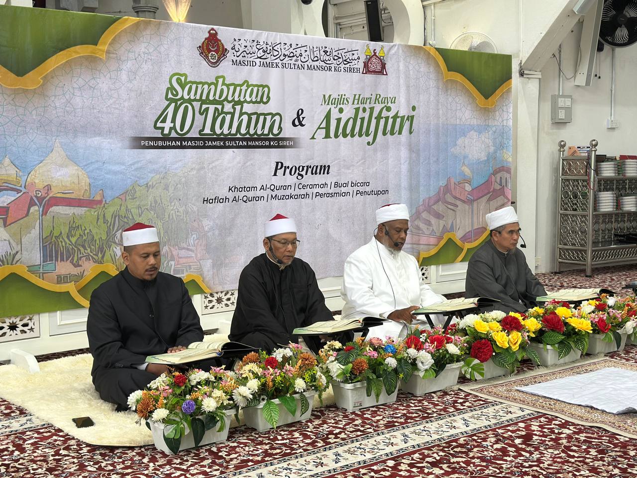 Majlis Sambutan Ulang Tahun Masjid Jamek Sultan Mansor Ke-40 Tahun dan Majlis Sambutan Hari Raya Aidilfitri
