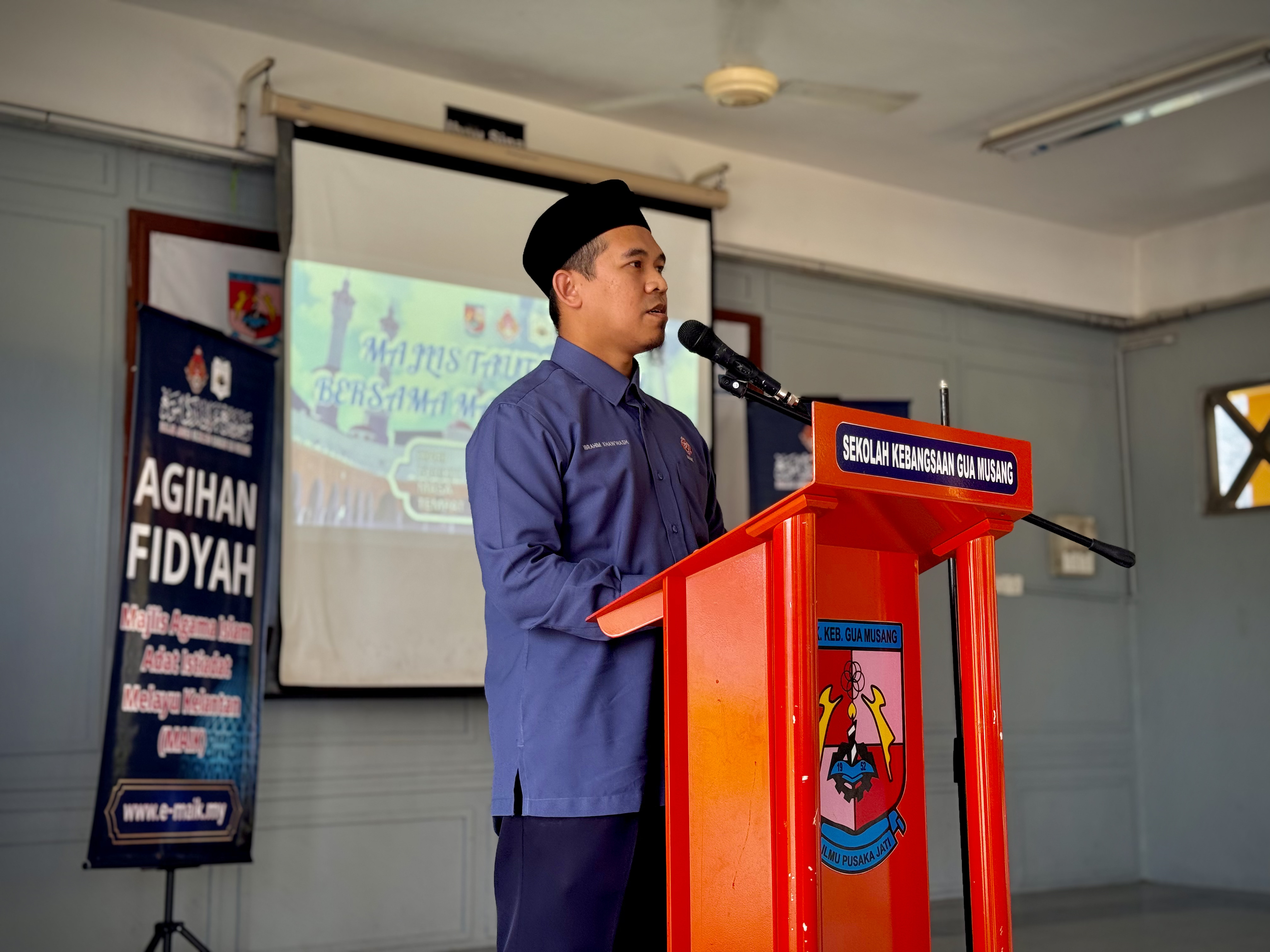 PENGAGIHAN FIDYAH KEPADA ANAK MUKIM DI SEKOLAH KEBANGSAAN GUA MUSANG