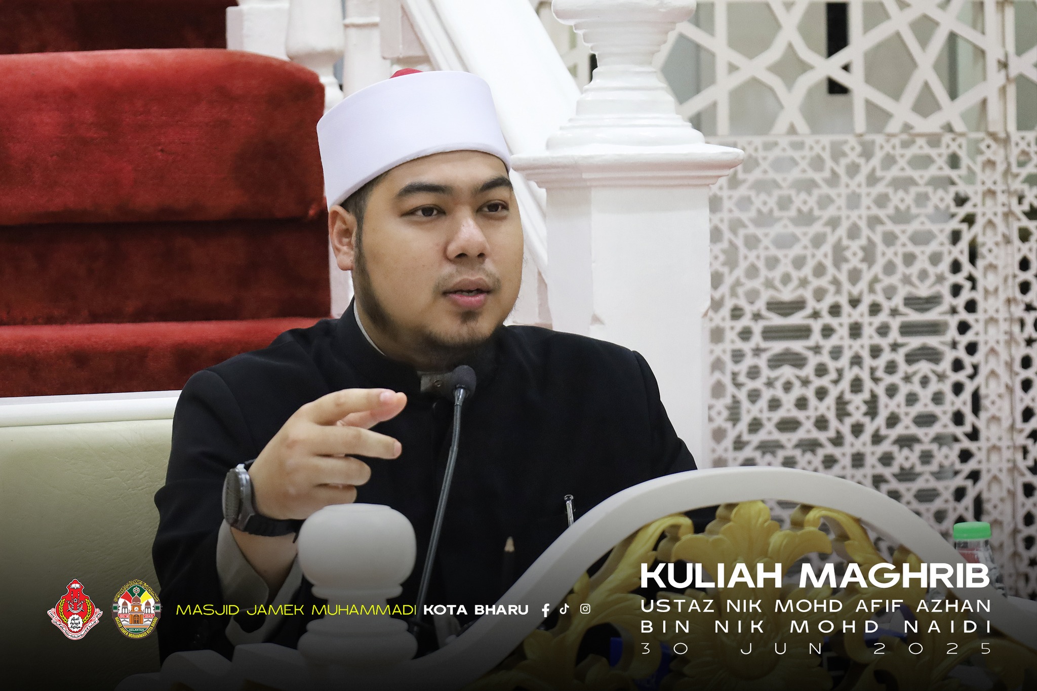 KULIAH MAGHRIB (ISNIN) KITAB ANAK KUNCI SYURGA 30 JUN 2025/04 MUHARRAM 1447H OLEH AF. UST NIK MOHD AFIF AZHAN BIN NIK MOHD NAIDI