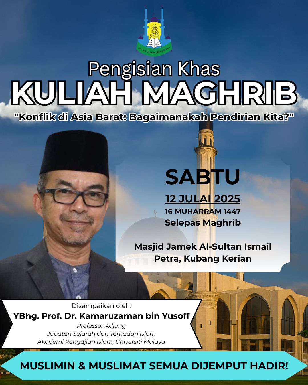 Konflik di Asia Barat: Bagaimana Pendirian Kita?