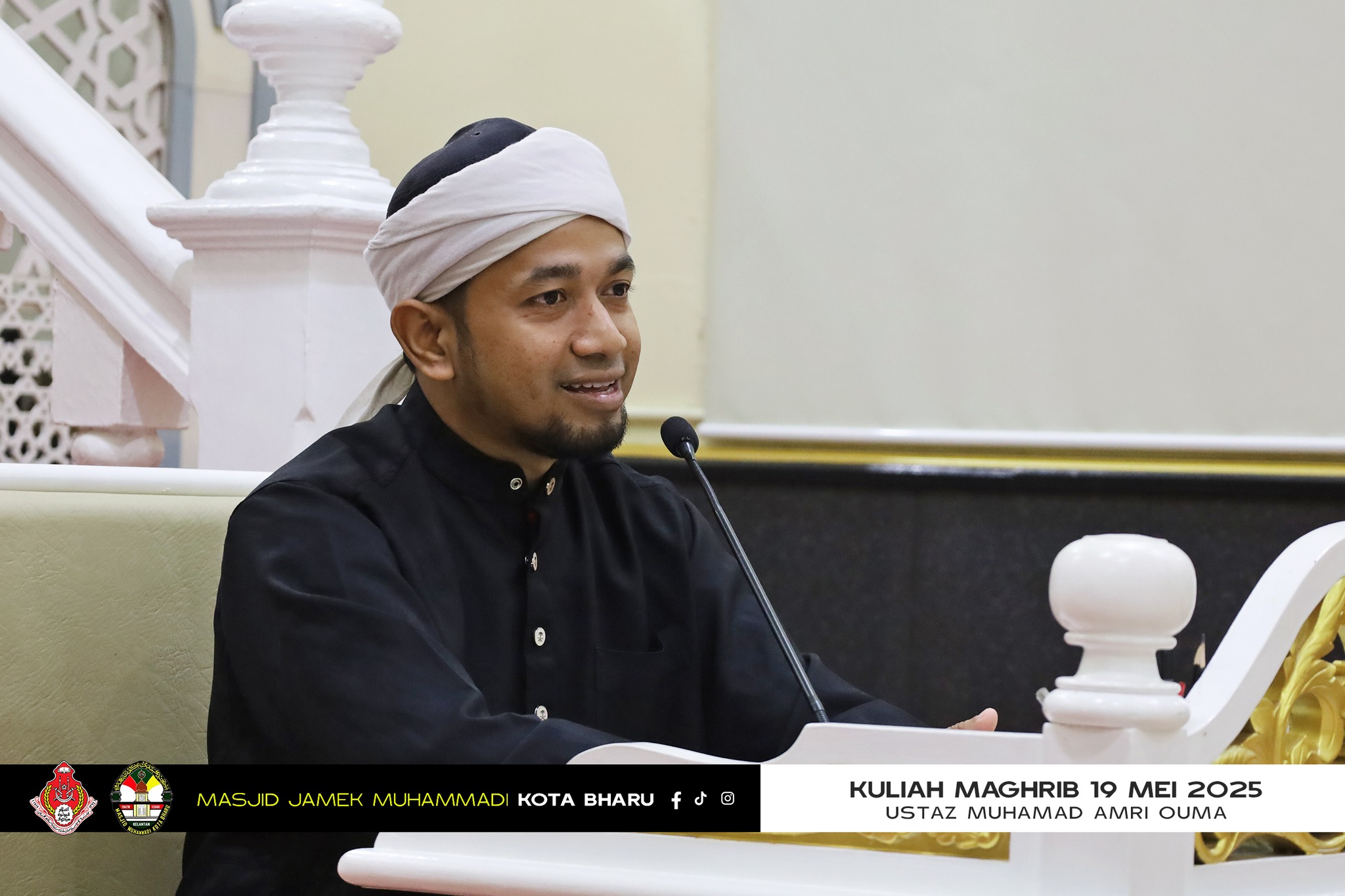Kuliah Maghrib Tadabbur Al-Quran (Isnin) 19 Mei 2025/21 Zulkaedah 1446H oleh Al-Fadhil Ustaz Amri bin Ouma