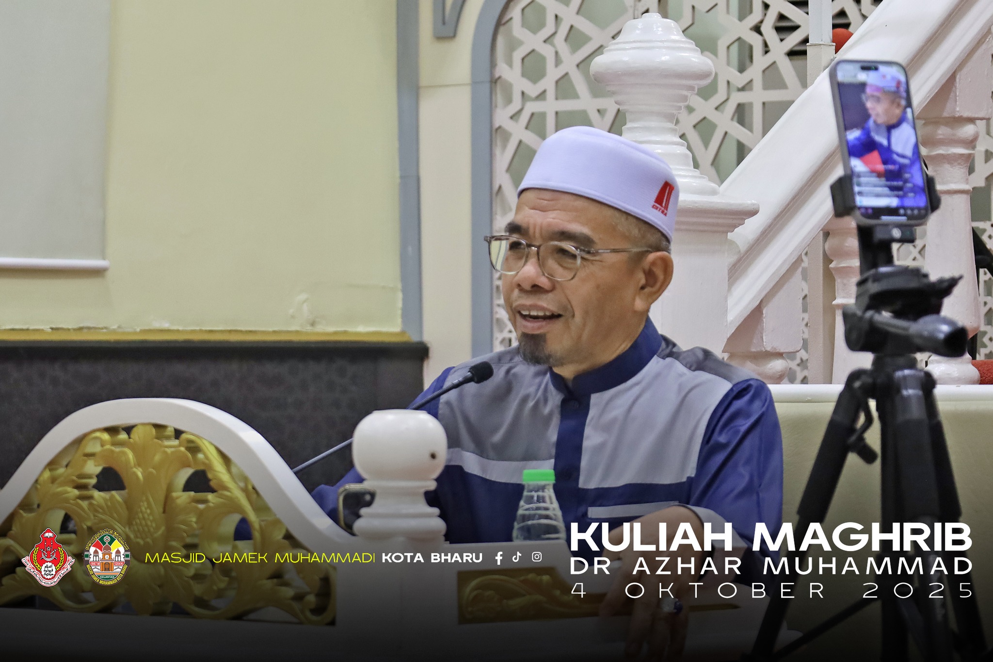 Kuliah Maghrib (Sabtu) 04 Oktober 2025 Tadabbur Al-Quran oleh Al-Fadhil Ustaz Prof Madya Dr. Azhar bin Muhammad